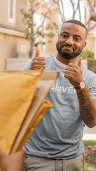 Man Giving Thumbs Up